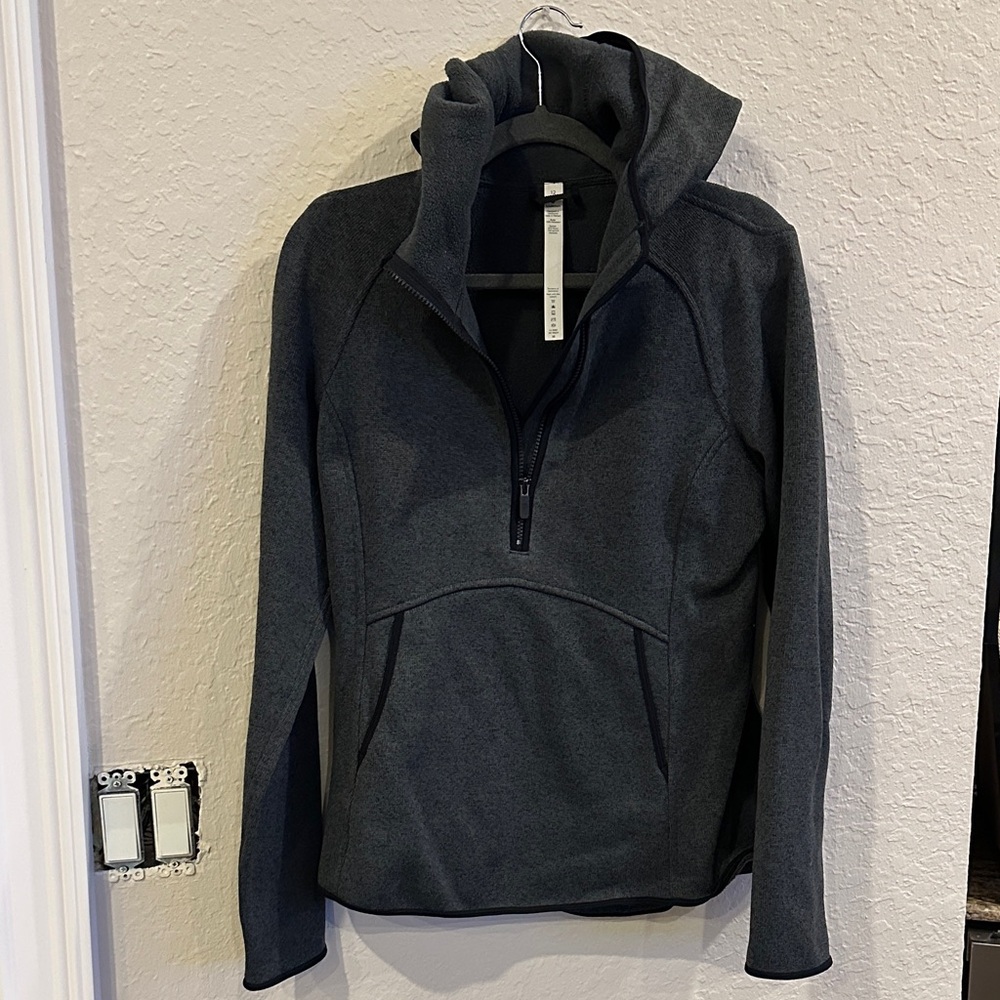 Lululemon Dark Gray Pullover Hoodie size 12